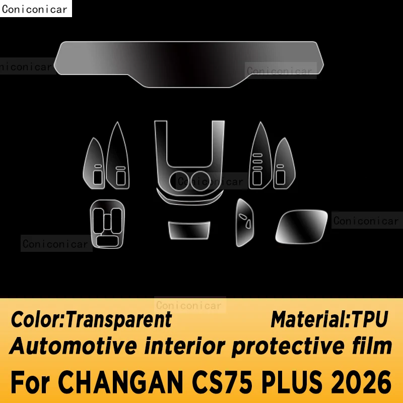 For CHANGAN CS75 Plus 2026 Panel Navigation Automotive Interior Screen Sticker TPU Protective Film Anti-Scratch
For CHANGAN CS75 Plus 2026 Panel Navigation Automotive Interior Screen Sticker TPU Protective Film Anti-Scratch