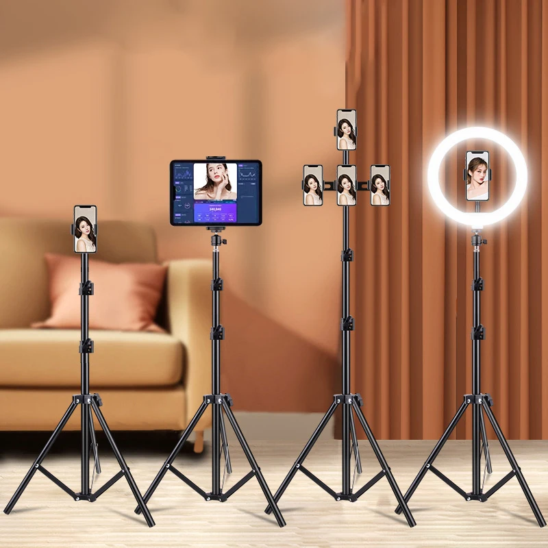 Modern Video Light Dimmable LED Ring Lamp USB Retractable Ring Light With Tripod Stand Smart Bluetooth Remote Control RGB Light
Modern Video Light Dimmable LED Ring Lamp USB Retractable Ring Light With Tripod Stand Smart Bluetooth Remote Control RGB Light