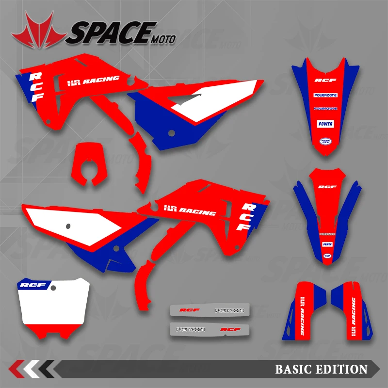 SPACE для Honda 25-27 CRF250R 450R мотоциклетная графика фоновые наклейки набор наклеек номер имя настроить
SPACE для Honda 25-27 CRF250R 450R мотоциклетная графика фоновые наклейки набор наклеек номер имя настроить