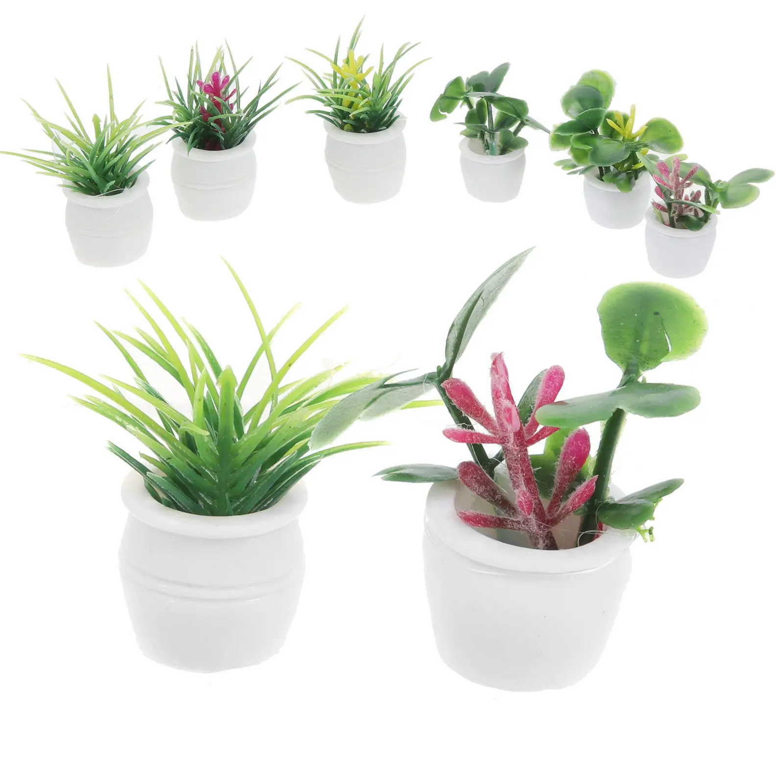 14Pcs Miniature Bonsai Tiny Potted Plant Decoration Mini House Accessories Home Desktop Ornaments Garden Landscape Micro Bonsai
14Pcs Miniature Bonsai Tiny Potted Plant Decoration Mini House Accessories Home Desktop Ornaments Garden Landscape Micro Bonsai