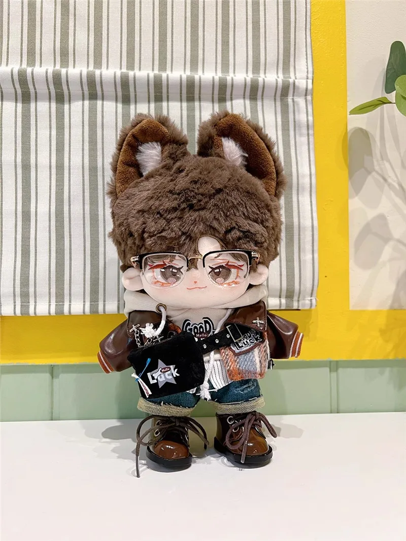 White Color Hoodie 20CM Cartoon Cotton Doll Clothes Cool Ripped Jeans Plush Stuffed Doll Clothes Set Accessories
White Color Hoodie 20CM Cartoon Cotton Doll Clothes Cool Ripped Jeans Plush Stuffed Doll Clothes Set Accessories