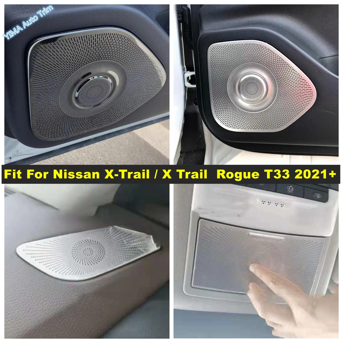 Auto Door Stereo Speaker / Dashboard Air Outlet / Reading Lights Accessories For Nissan X-Trail / X Trail Rogue T33 2021 - 2024
Auto Door Stereo Speaker / Dashboard Air Outlet / Reading Lights Accessories For Nissan X-Trail / X Trail Rogue T33 2021 - 2024