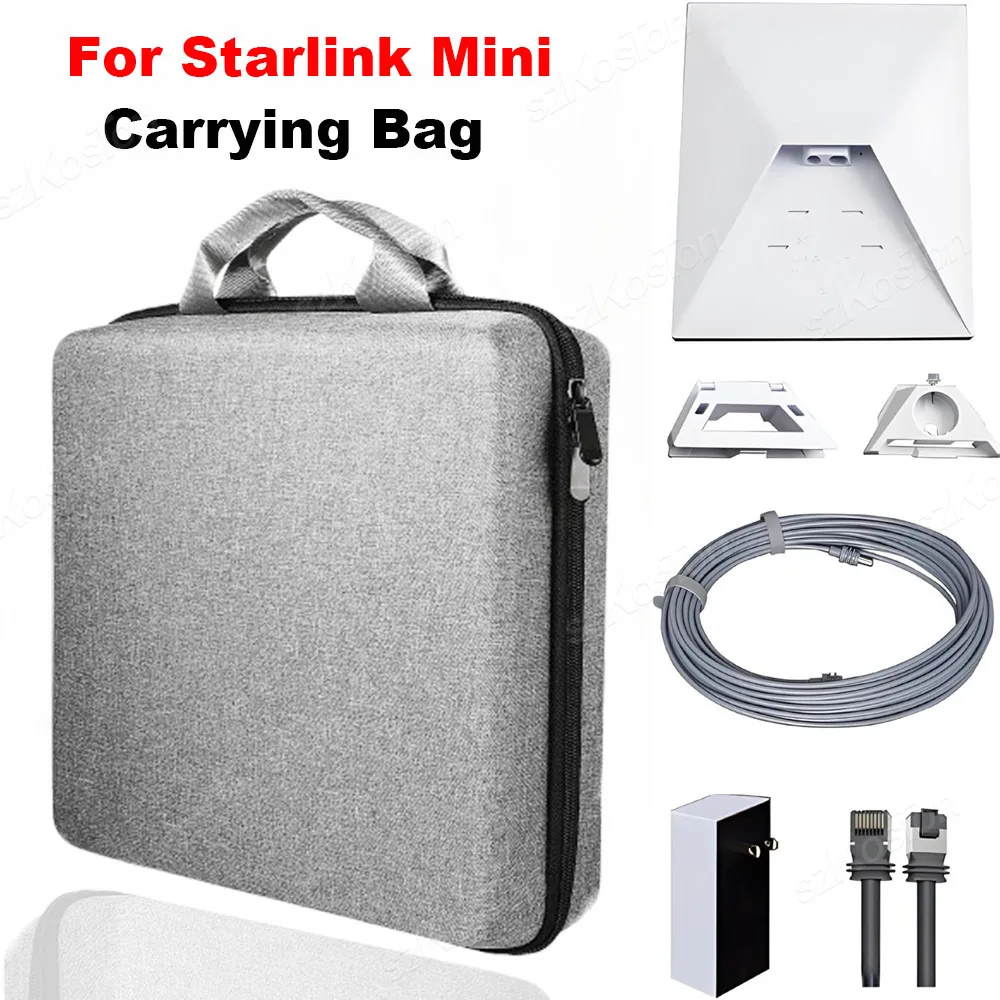 Outdoor Portable For Starlink Mini Case Shockproof Water-Resistant Dustproof Storage Bag for StarLink Mini Box
Outdoor Portable For Starlink Mini Case Shockproof Water-Resistant Dustproof Storage Bag for StarLink Mini Box