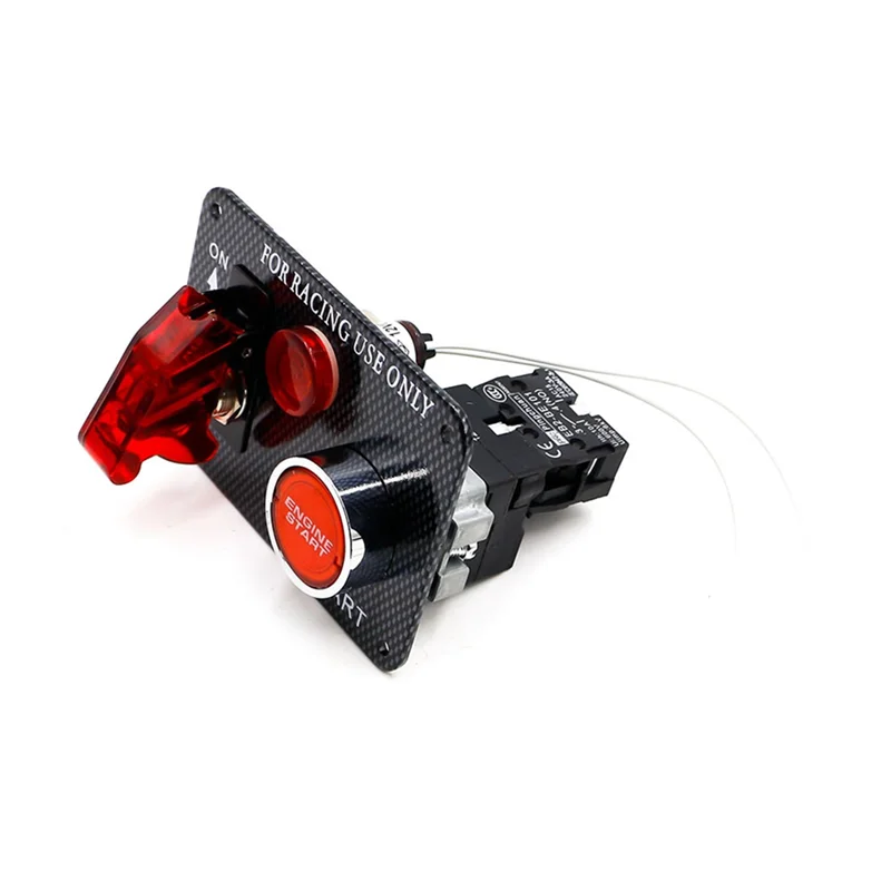 Ignition Switch Panel 12V LED Push Button Toggle Switch Carbon Fiber Engine Start For Racing Car Replacement
Ignition Switch Panel 12V LED Push Button Toggle Switch Carbon Fiber Engine Start For Racing Car Replacement