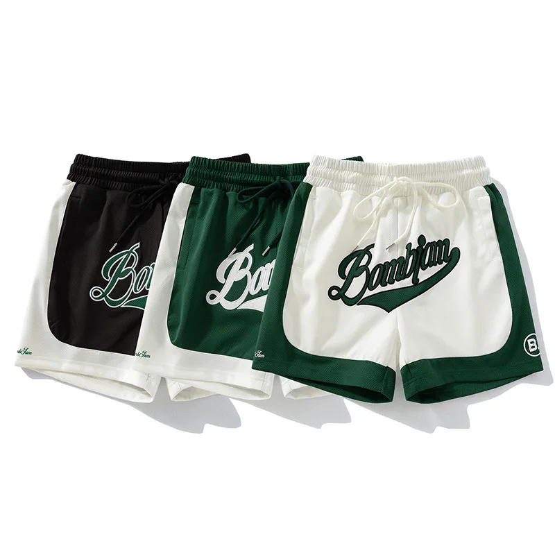 Quick Dry Mesh Shorts for Men Embroidered Sport Loose Basketball Shorts Streetwear Summer Short Pants Fashion Men Clothes
Quick Dry Mesh Shorts for Men Embroidered Sport Loose Basketball Shorts Streetwear Summer Short Pants Fashion Men Clothes