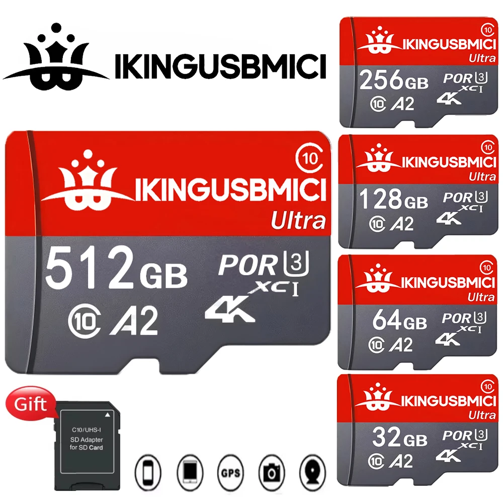 Versatile Memory Card 16GB/32GB/64GB/256GB and Micro SD Card SD Cards TF Cards Rapid Transfer Class 10 for Gopro Camera
Versatile Memory Card 16GB/32GB/64GB/256GB and Micro SD Card SD Cards TF Cards Rapid Transfer Class 10 for Gopro Camera