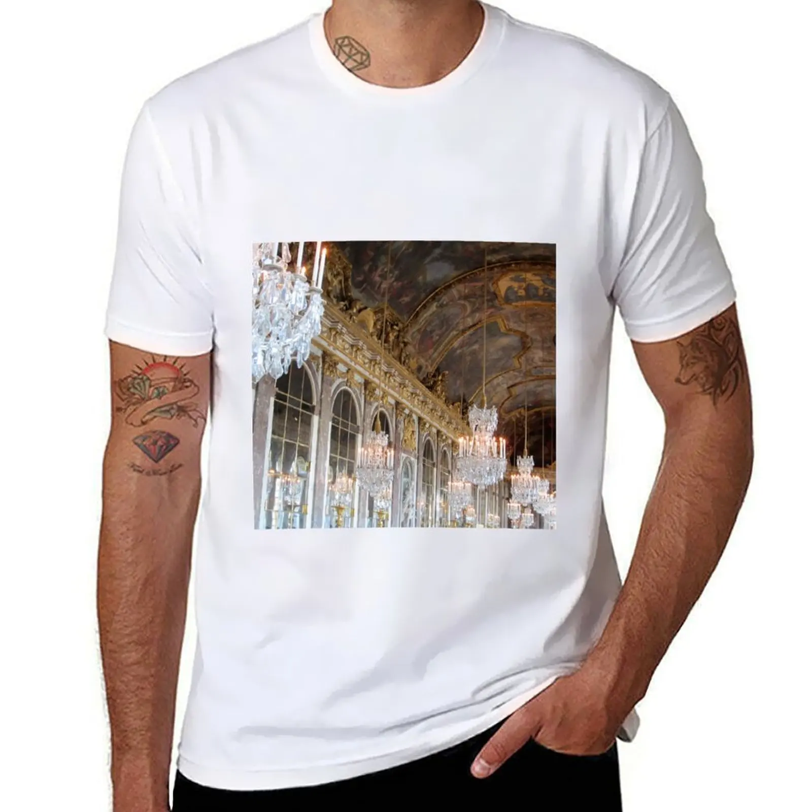 Paris Versailles Hall of Mirrors T-Shirt t shirt man plain t shirt man cotton T-Shirt
Paris Versailles Hall of Mirrors T-Shirt t shirt man plain t shirt man cotton T-Shirt