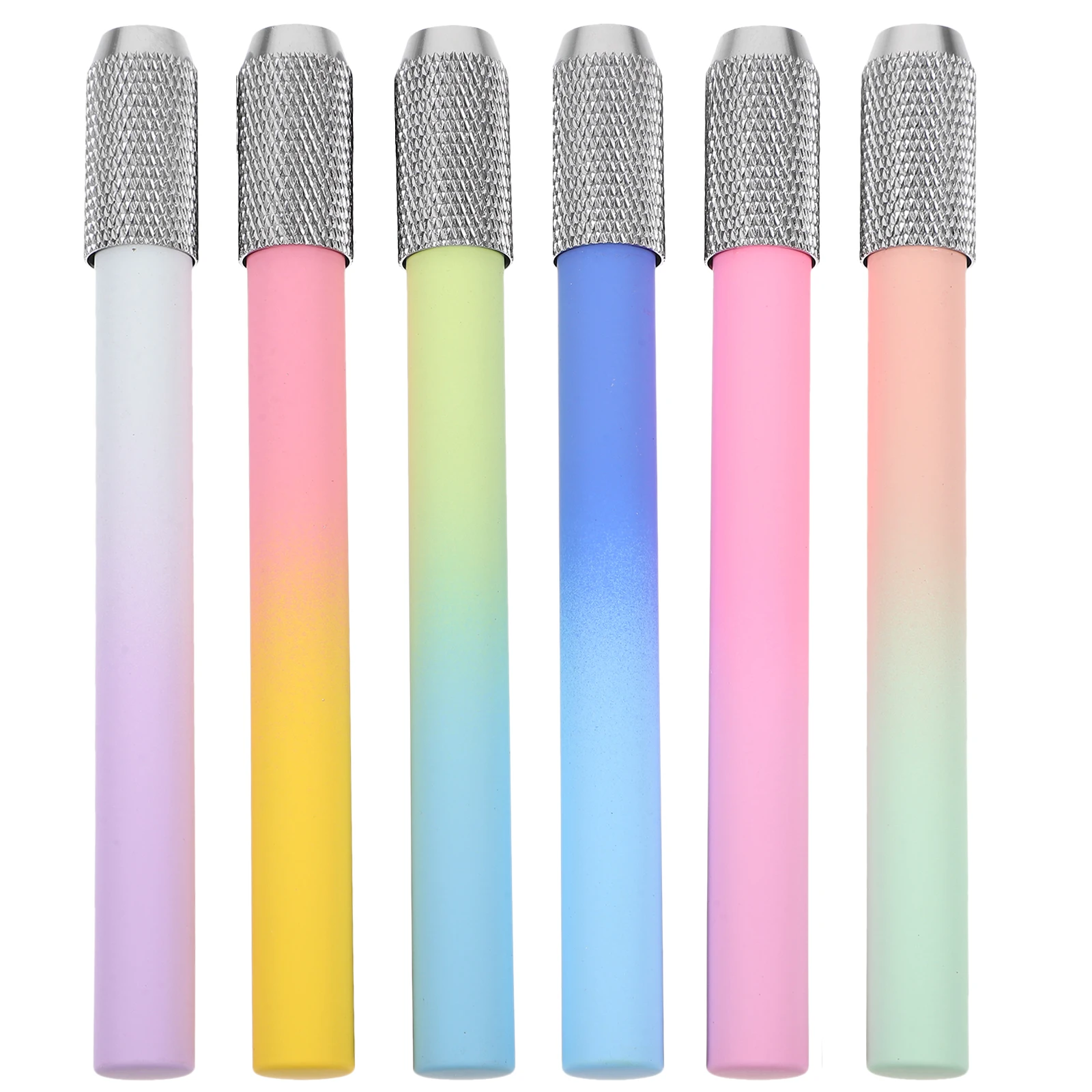 6pcs Copper Pencil Extender for Short Colored Pencils Artist Tool Plastic Material Office Supplies Crayon Extension
6pcs Copper Pencil Extender for Short Colored Pencils Artist Tool Plastic Material Office Supplies Crayon Extension