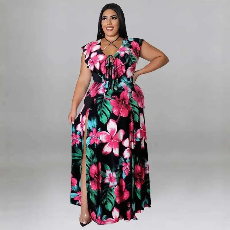 My915 Plus Size Women's Summer Ruffle Collar Printed Dress for Sale Directly Boho 2025 Party Summer Elegantes Casual Y2k
My915 Plus Size Women's Summer Ruffle Collar Printed Dress for Sale Directly Boho 2025 Party Summer Elegantes Casual Y2k