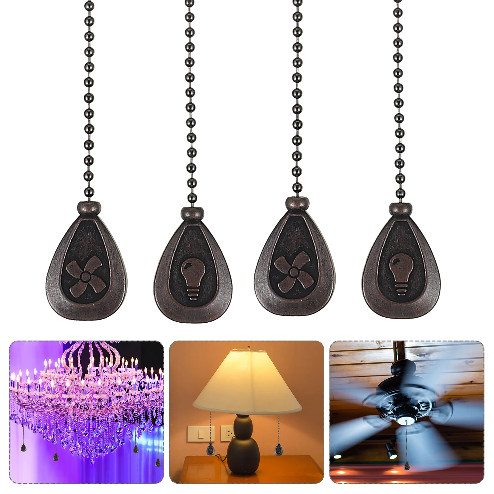 4 шт., легкая цепь для потолочного вентилятора, удлинитель лампы, подвеска, металлический сменный переключатель, аксессуар, оборудование
4 шт., легкая цепь для потолочного вентилятора, удлинитель лампы, подвеска, металлический сменный переключатель, аксессуар, оборудование