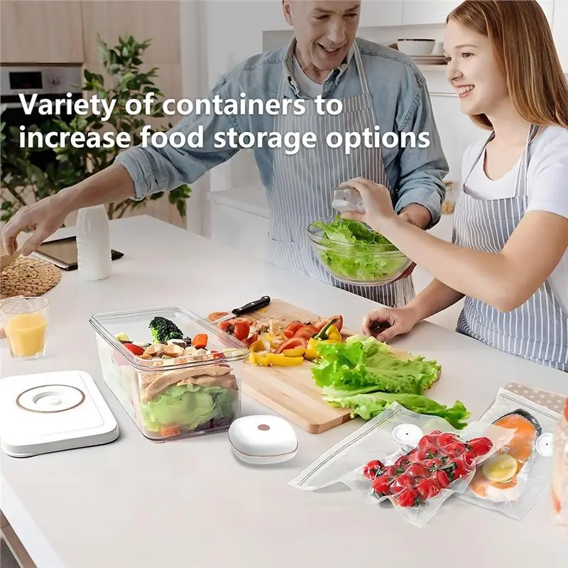 X09A Ideal For Travel& Sous Vide Compact Handheld Vacuum Sealer Machine With 3 Containers, Seals All Food Types
X09A Ideal For Travel& Sous Vide Compact Handheld Vacuum Sealer Machine With 3 Containers, Seals All Food Types
