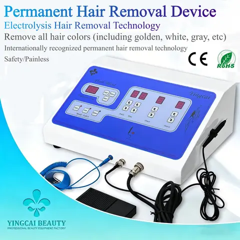 Professional Permanent Electrolysis Hair Removal Machine Painless Needle Epilation Device for Face Body Hair Remove Machine