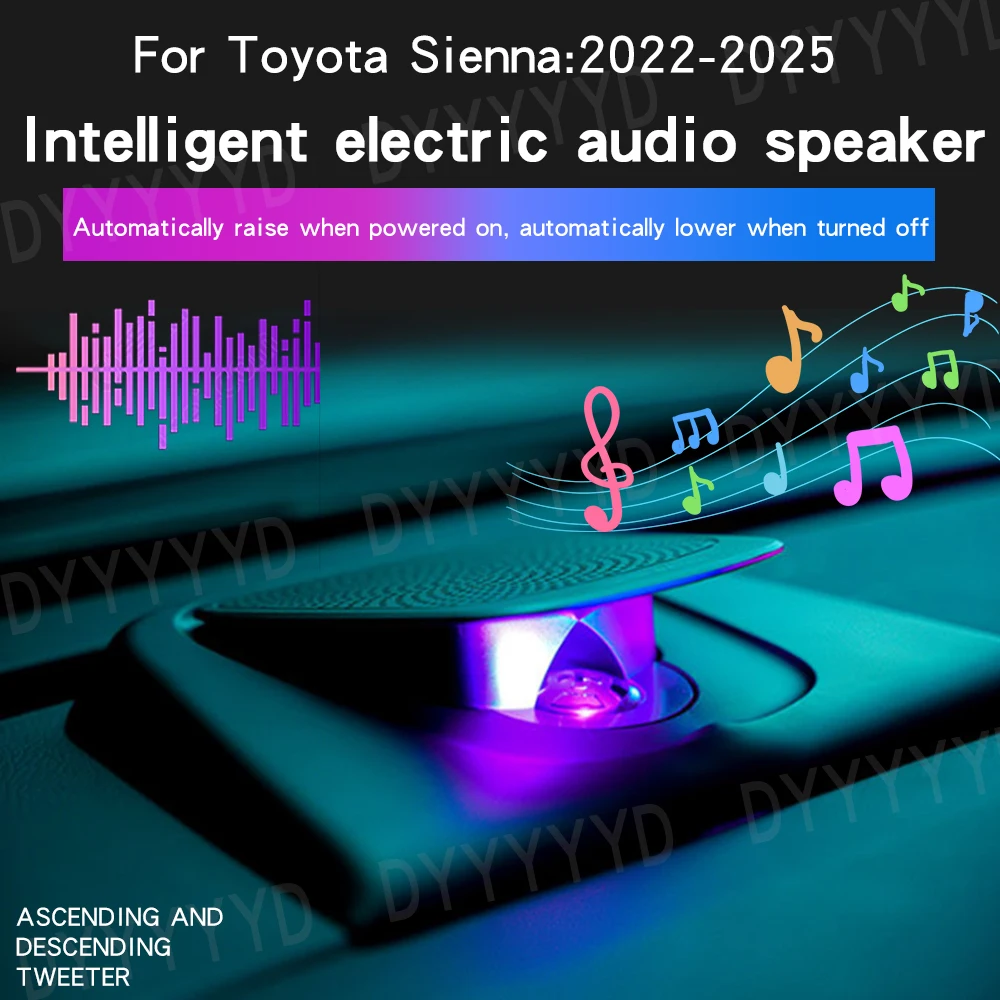 For Toyota Sienna speaker 22-25 The lifting central GRANVIA Electric Lifting Tweeter Senna Instrument Modification Accessories
For Toyota Sienna speaker 22-25 The lifting central GRANVIA Electric Lifting Tweeter Senna Instrument Modification Accessories
