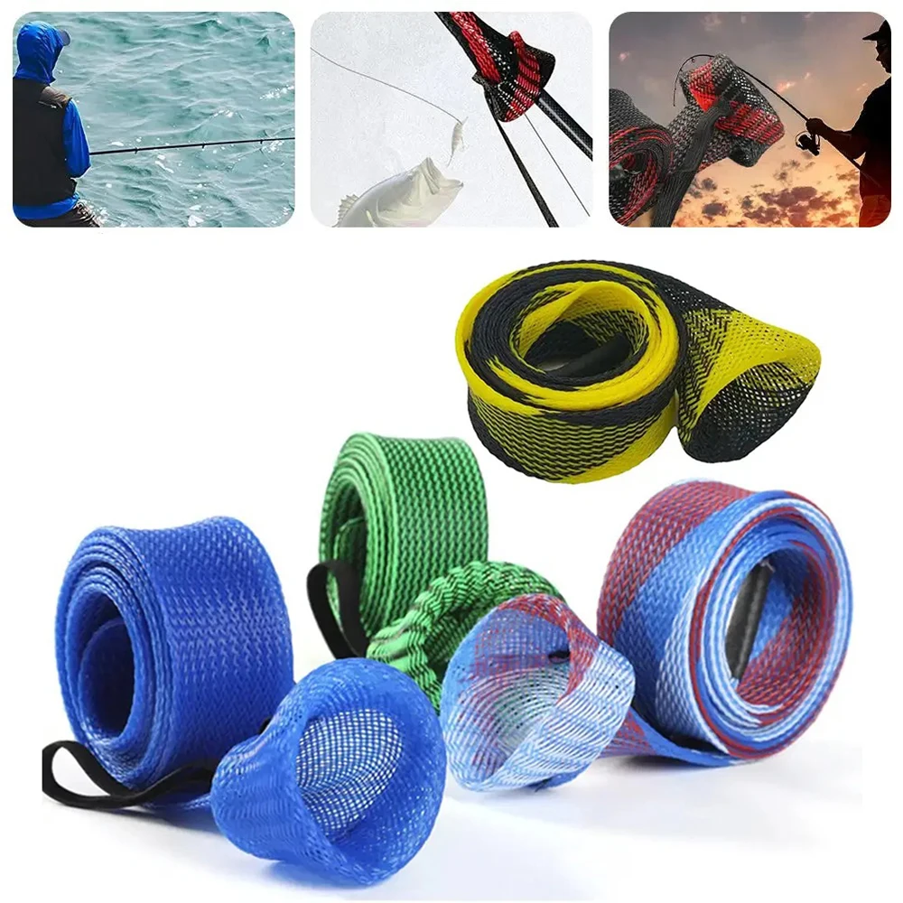 Fishing Rod Protective Sleeves Nylon Braided Mesh Tube Lightweight Portable Telescopic Cover Heat-Resistant Fishing Pole Net
Fishing Rod Protective Sleeves Nylon Braided Mesh Tube Lightweight Portable Telescopic Cover Heat-Resistant Fishing Pole Net