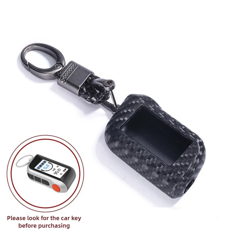For Russia StarLine A93 Car Anti-theft Device Silicone Protection Bag Carbon Fiber Texture Key Bag Silicone Material
For Russia StarLine A93 Car Anti-theft Device Silicone Protection Bag Carbon Fiber Texture Key Bag Silicone Material