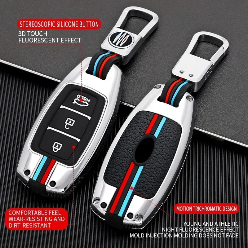 Zinc Alloy +Silicone Full Cover Car Key Case for Hyundai I30 Ix35 Azera Santa Fe KONA Encino Solaris Grandeur Ig Accent Palisade
Zinc Alloy +Silicone Full Cover Car Key Case for Hyundai I30 Ix35 Azera Santa Fe KONA Encino Solaris Grandeur Ig Accent Palisade