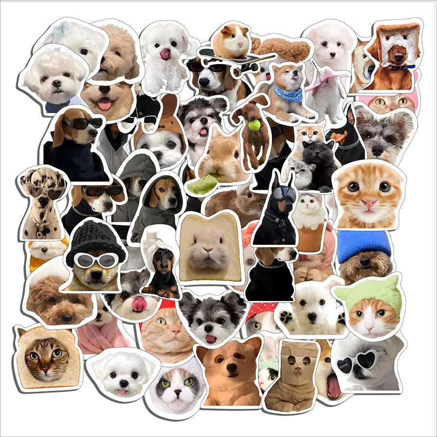 60 шт. наклейки с забавными персонажами животных — большие водонепроницаемые вырезанные наклейки для домашних животных для ноутбуков, журналов, бутылок и поделок своими руками
60 шт. наклейки с забавными персонажами животных — большие водонепроницаемые вырезанные наклейки для домашних животных для ноутбуков, журналов, бутылок и поделок своими руками