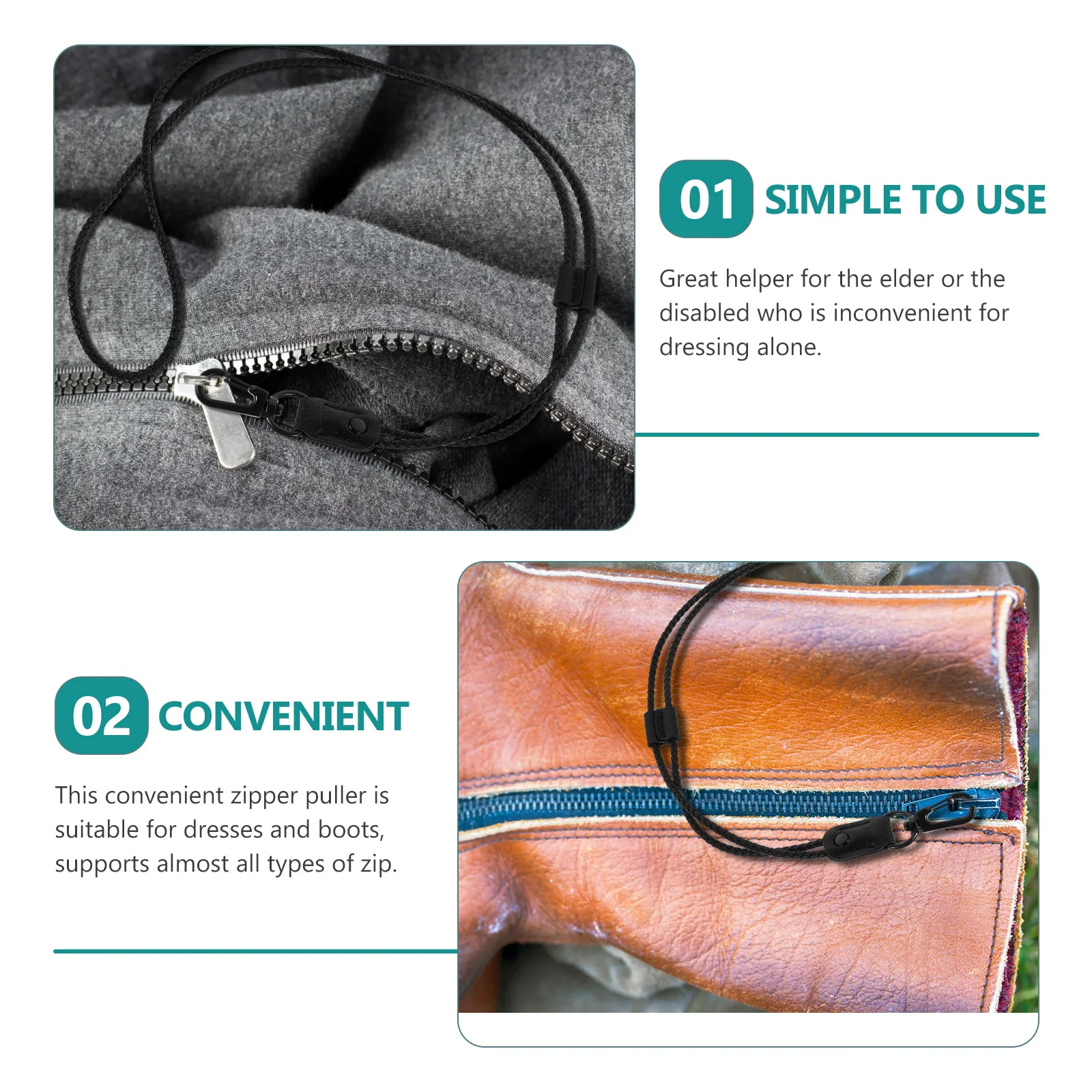 Elderly Dressing Long Rope Puller for Travel Zipper Assist Kids Kids Zipper Puller Women Boots Travel Assistant
Elderly Dressing Long Rope Puller for Travel Zipper Assist Kids Kids Zipper Puller Women Boots Travel Assistant