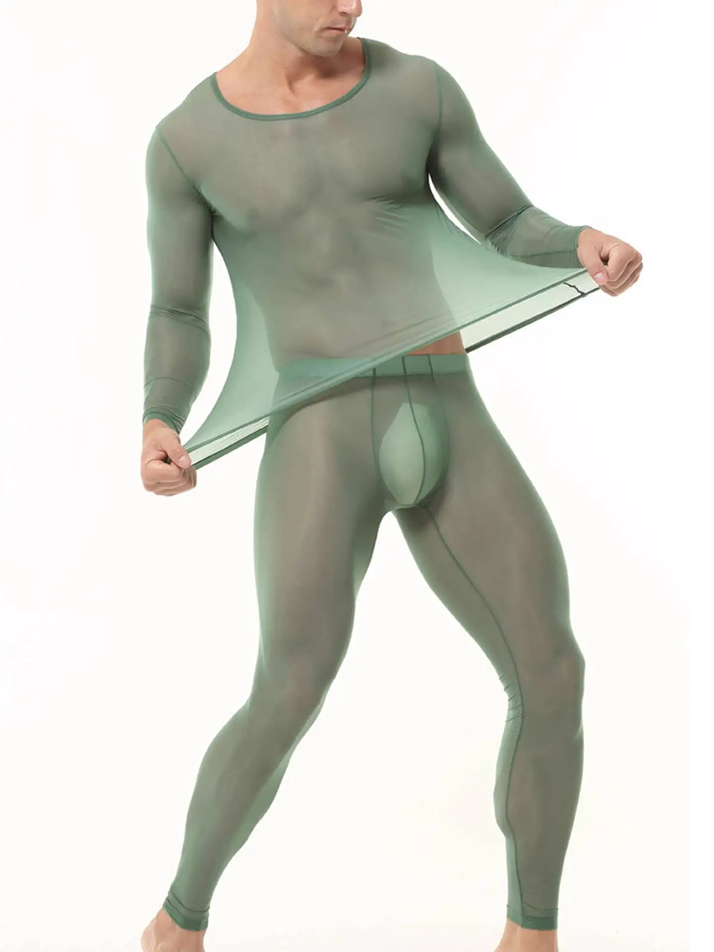 Glossy See Through Men 2 Piece Sets Fitness Outfits Top Leggings Plus Size T shirt Tracksuit
Glossy See Through Men 2 Piece Sets Fitness Outfits Top Leggings Plus Size T shirt Tracksuit