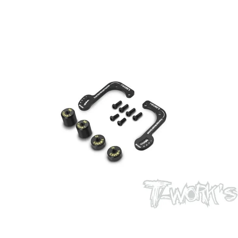 Original T Works TO-358-35.4 Front Hub Weight System ( For SWORKZ S35.4 EVO ) Rc Tool