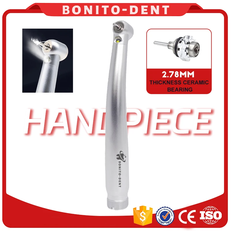 Kits dentários de alta velocidade LED Handpiece com luzes, gerador eletrônico, cabeça de torque, botão, 3 spray de água, 2 furos
Kits dentários de alta velocidade LED Handpiece com luzes, gerador eletrônico, cabeça de torque, botão, 3 spray de água, 2 furos
