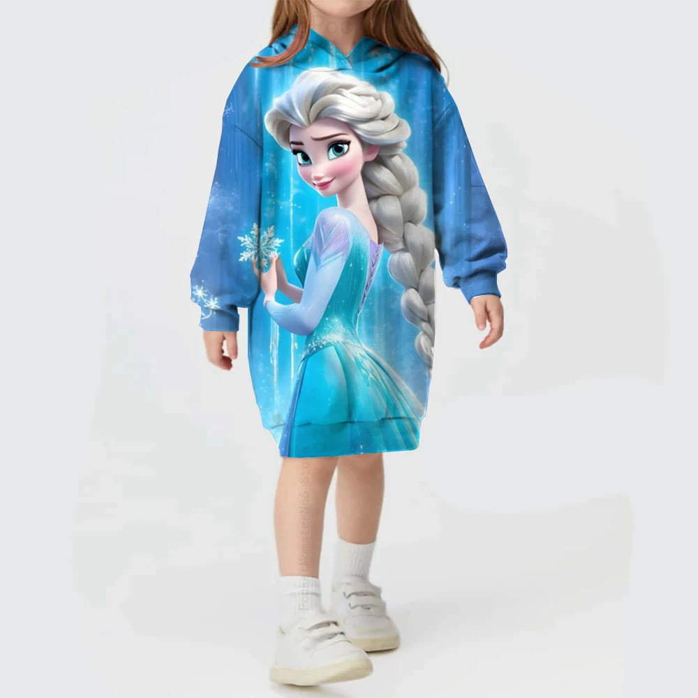 Girls Disney Frozen Princess Elsa Cute Hoodie Printed Princess Dress Hoodie Dress Top Autumn and Winter Casual Fashion Clothes
Girls Disney Frozen Princess Elsa Cute Hoodie Printed Princess Dress Hoodie Dress Top Autumn and Winter Casual Fashion Clothes