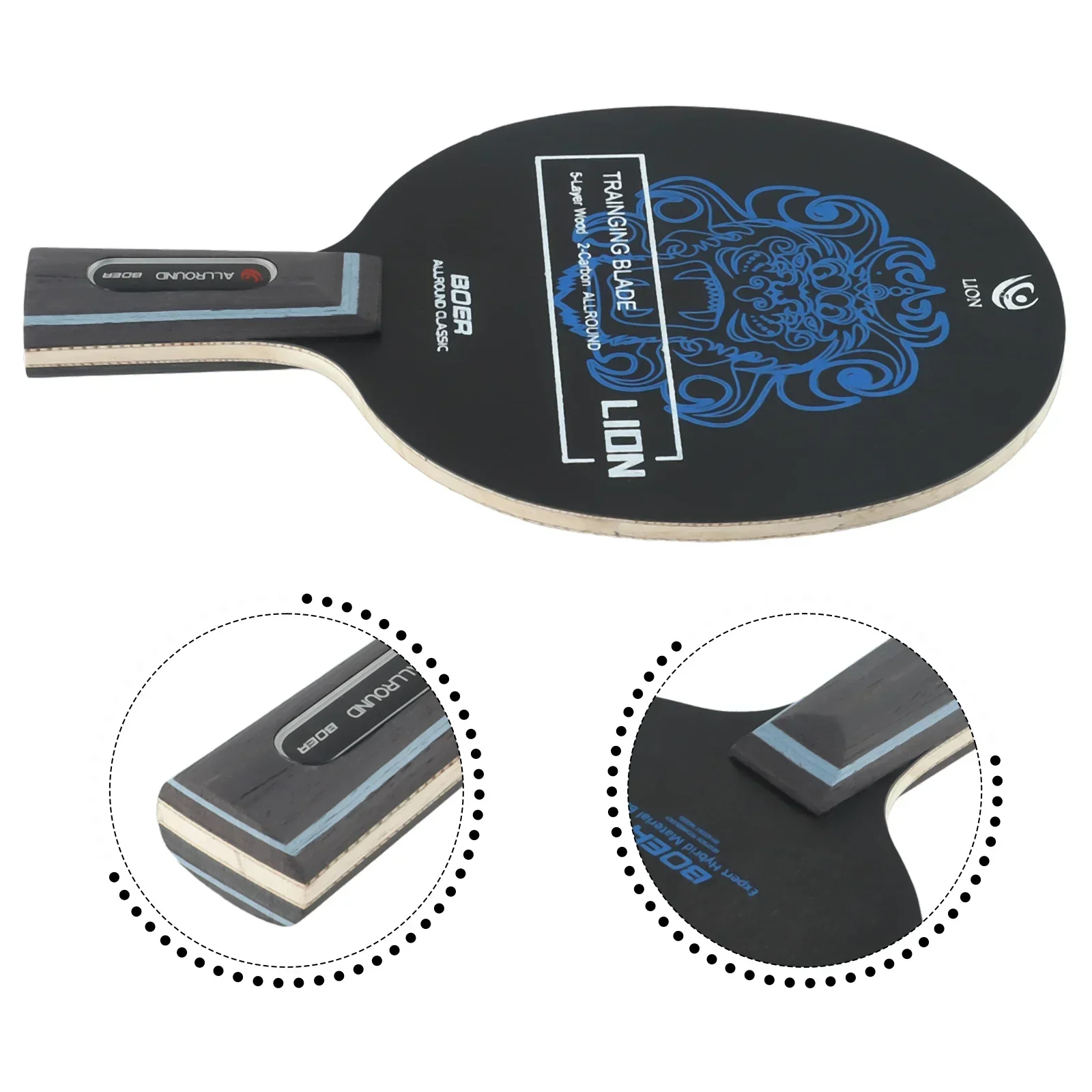1PC Long And Short Handle Table Tennis Racket Blade Carbon Fiber Aryl Group Fiber Table Tennis Blade 7 Ply For Table TennisBlade
1PC Long And Short Handle Table Tennis Racket Blade Carbon Fiber Aryl Group Fiber Table Tennis Blade 7 Ply For Table TennisBlade