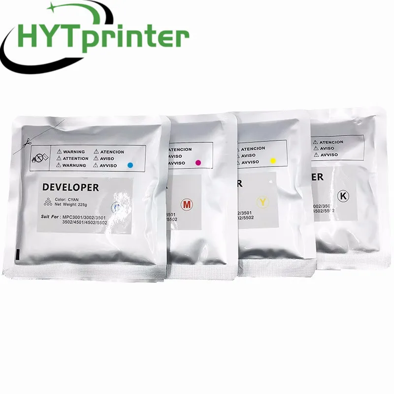 New compatible Mpc 2500 Developer for Ricoh MPC2500 MPC3000 MPC3500 MPC4500 4pcs/set 225g/pc Toner Powder
New compatible Mpc 2500 Developer for Ricoh MPC2500 MPC3000 MPC3500 MPC4500 4pcs/set 225g/pc Toner Powder