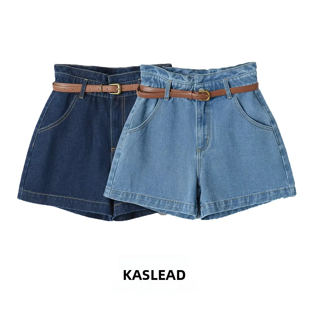 KASLEAD Fashion High Waist Loose Casual Shorts with Belt Ladies' Polyester Fiber Wide Leg Pants Summer Seasonal Wear
KASLEAD Fashion High Waist Loose Casual Shorts with Belt Ladies' Polyester Fiber Wide Leg Pants Summer Seasonal Wear