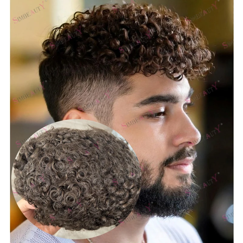 Super Durable 100% Human Hair 8mm/12mm/15mm Curly Light Brown Male Wigs Capillary Prosthesis Afro Black Man Hairpieces Natural
Super Durable 100% Human Hair 8mm/12mm/15mm Curly Light Brown Male Wigs Capillary Prosthesis Afro Black Man Hairpieces Natural