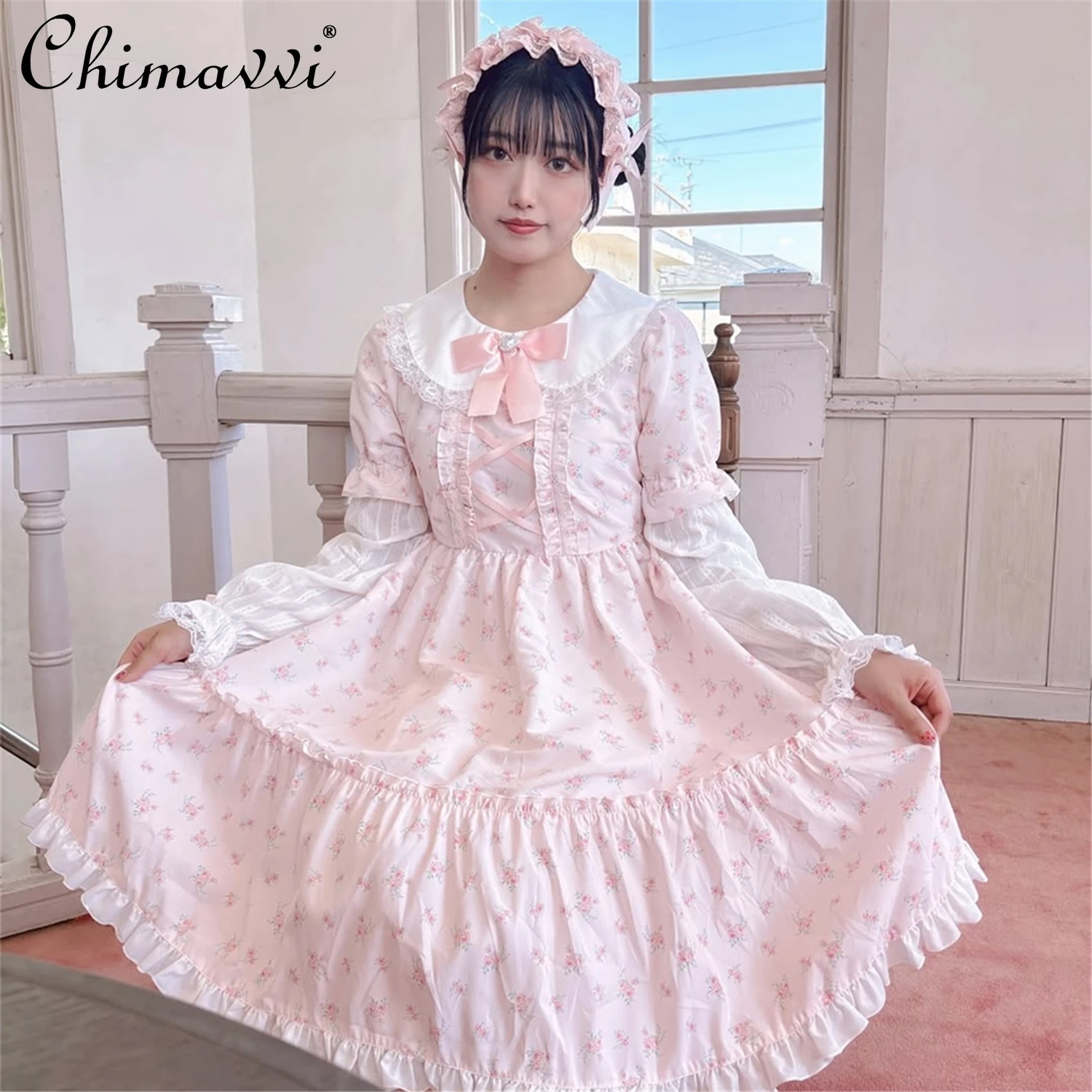 Модное милое милое платье Kawaii в японском стиле Лолиты, весенне-осеннее новое стильное платье принцессы со съемными рукавами для девочек
Модное милое милое платье Kawaii в японском стиле Лолиты, весенне-осеннее новое стильное платье принцессы со съемными рукавами для девочек