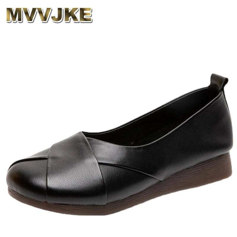 Top Layer Cowhide Shallow Mouth Women's Flats Fashion Casual Shoes Large Size Soft Sole Office Work Banquet Shoes
Top Layer Cowhide Shallow Mouth Women's Flats Fashion Casual Shoes Large Size Soft Sole Office Work Banquet Shoes