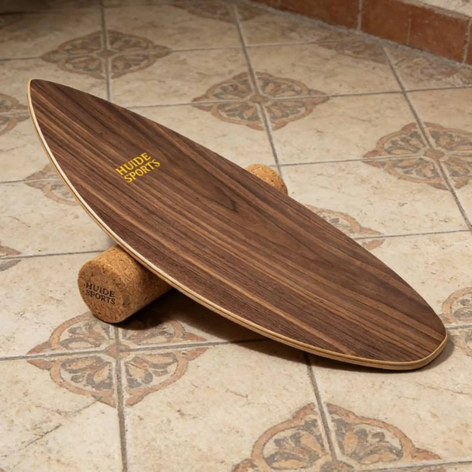 Wooden Balance Board Long-Lasting Wood Construction Walnut Veneer Wobble Board Central Strength Instructor Sturdy Duty Fitness
Wooden Balance Board Long-Lasting Wood Construction Walnut Veneer Wobble Board Central Strength Instructor Sturdy Duty Fitness