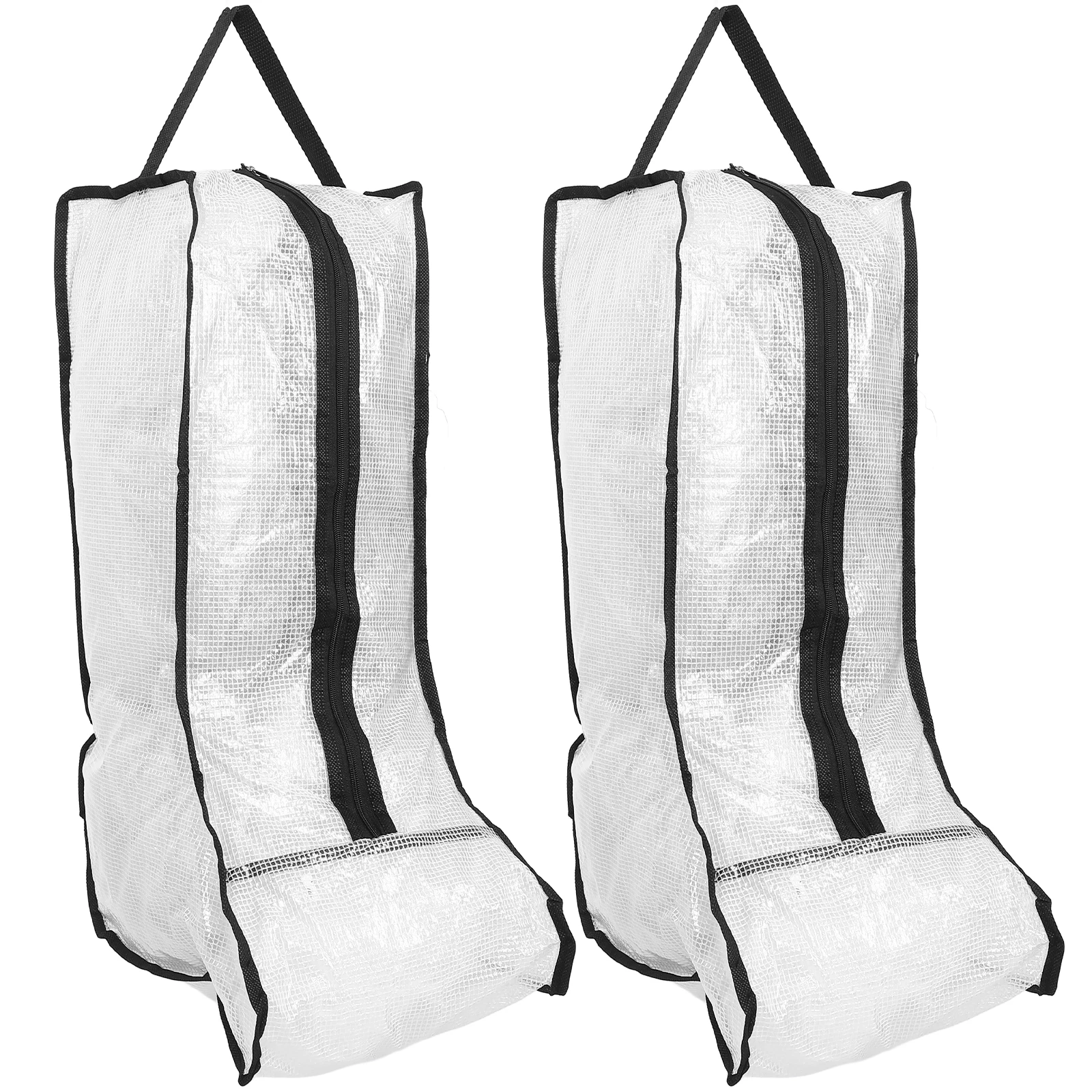 2pcs High Storage Clear PVC Shoe Box Organizer Zipper Shoe Bag Waterproof Travel Boots Bag Multifunctional Handbag
2pcs High Storage Clear PVC Shoe Box Organizer Zipper Shoe Bag Waterproof Travel Boots Bag Multifunctional Handbag