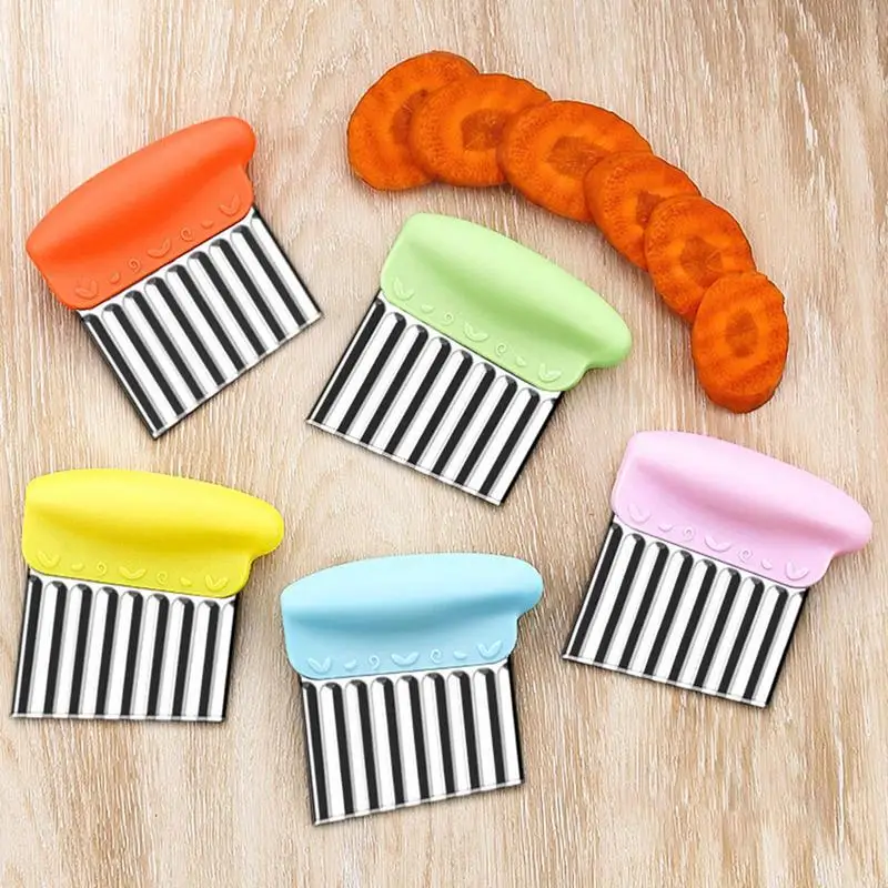 Wavy Crinkle Cutter Stainless Steel Wavy Potatoes Chopper Chopper Vegetable French Fry Tool With Ergonomic Handle For Fruits
Wavy Crinkle Cutter Stainless Steel Wavy Potatoes Chopper Chopper Vegetable French Fry Tool With Ergonomic Handle For Fruits