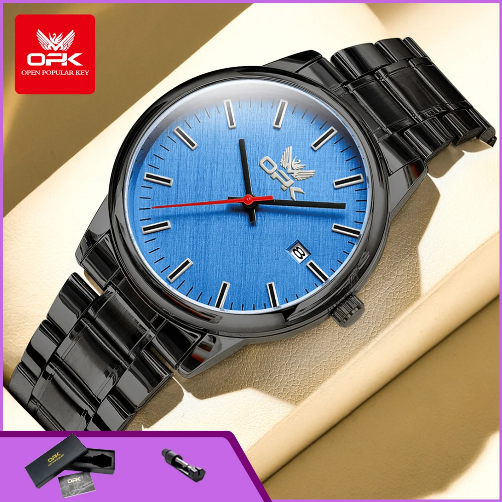 OPK 6030 New Watch for Man Calendar Waterproof Stainless Steel High Quality Luxury Men’s Business Quartz Wristwatch
OPK 6030 New Watch for Man Calendar Waterproof Stainless Steel High Quality Luxury Men’s Business Quartz Wristwatch