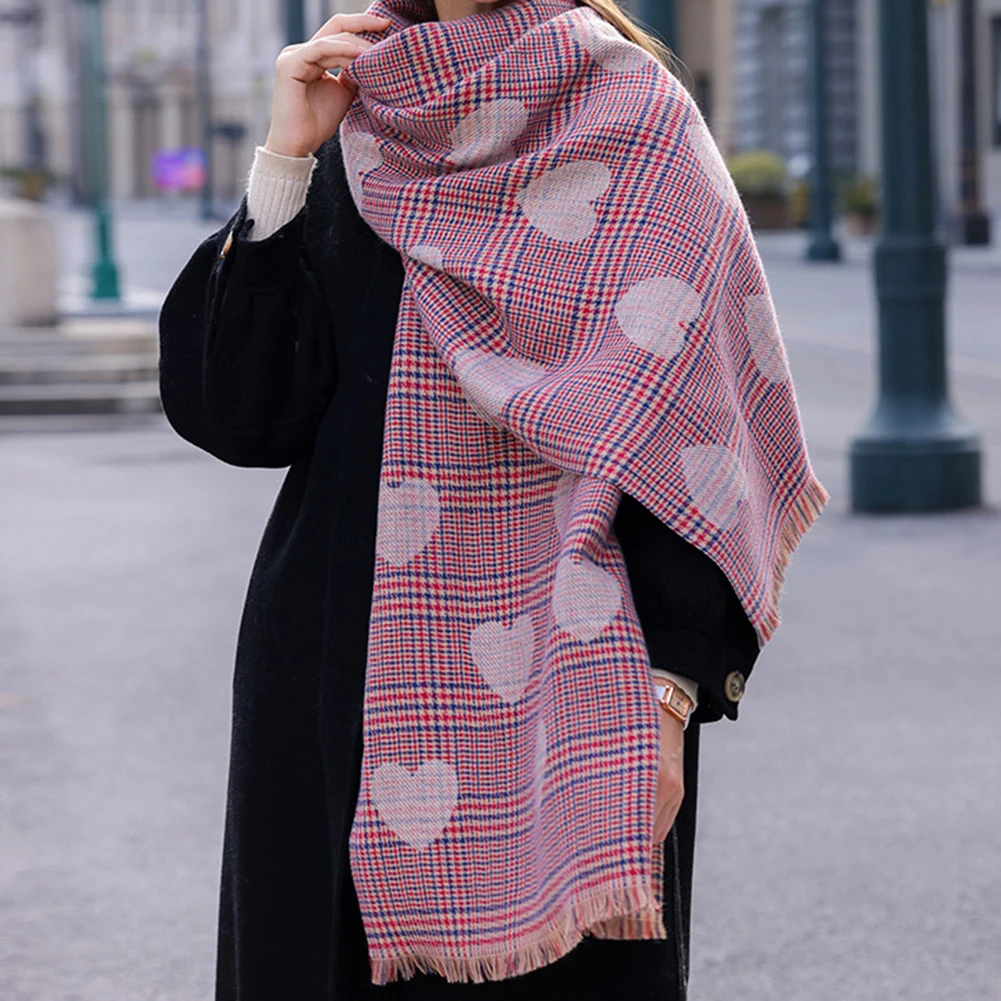 Travel Love Heart Pattern Scarf Charming Fashionable Printing Shawl For Outdoors
Travel Love Heart Pattern Scarf Charming Fashionable Printing Shawl For Outdoors
