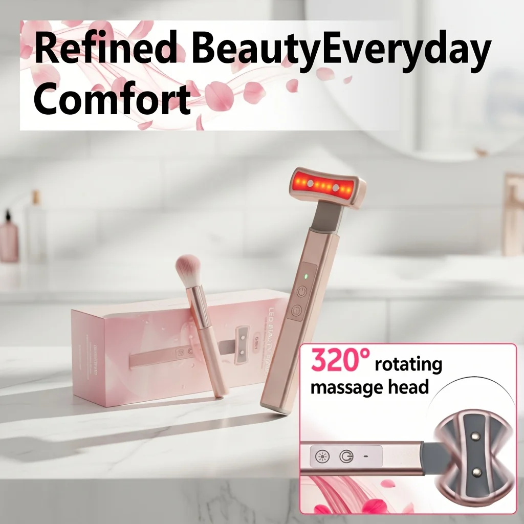 6-in-1 Led Multifunctional Eye and Facial Massager with Vibration Massage Function, Can Massage Eye Bags and Cheeks, Multi-Color Modes, Boxed Packaging, Electric Skin Massage Device, Supports USB Charging, Suitable for Use.
6-in-1 Led Multifunctional Eye and Facial Massager with Vibration Massage Function, Can Massage Eye Bags and Cheeks, Multi-Color Modes, Boxed Packaging, Electric Skin Massage Device, Supports USB Charging, Suitable for Use.