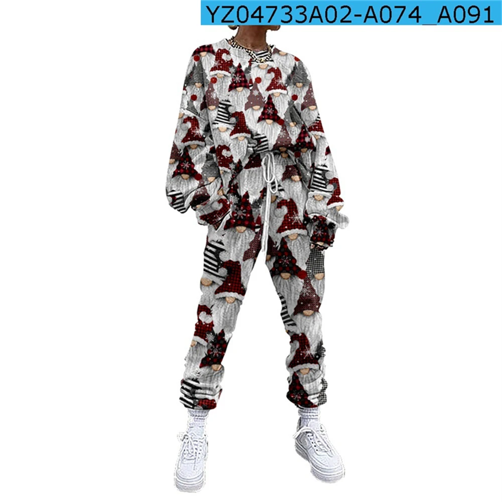 Women Long Sleeve Pullover Tracksuit Jogger Set Sweatshirts Pants Suit 2 Piece Sportswear Casual Clothing
Women Long Sleeve Pullover Tracksuit Jogger Set Sweatshirts Pants Suit 2 Piece Sportswear Casual Clothing