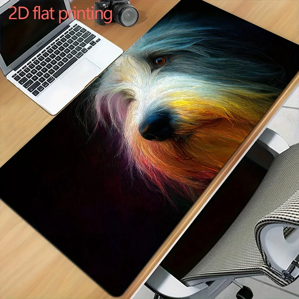Colorful Fractal Art Old English Sheepdog Extended Mouse Pad, Large Non-Slip Desk Mat for Gaming & Office
Colorful Fractal Art Old English Sheepdog Extended Mouse Pad, Large Non-Slip Desk Mat for Gaming & Office