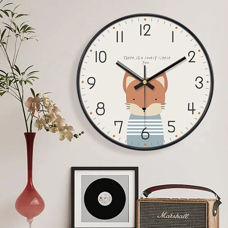 Simple Silent Clock Wall Clock Cute Animal Quartz Movement Living Room Bedroom Wall-mounted Clock Fashion Gift
Simple Silent Clock Wall Clock Cute Animal Quartz Movement Living Room Bedroom Wall-mounted Clock Fashion Gift