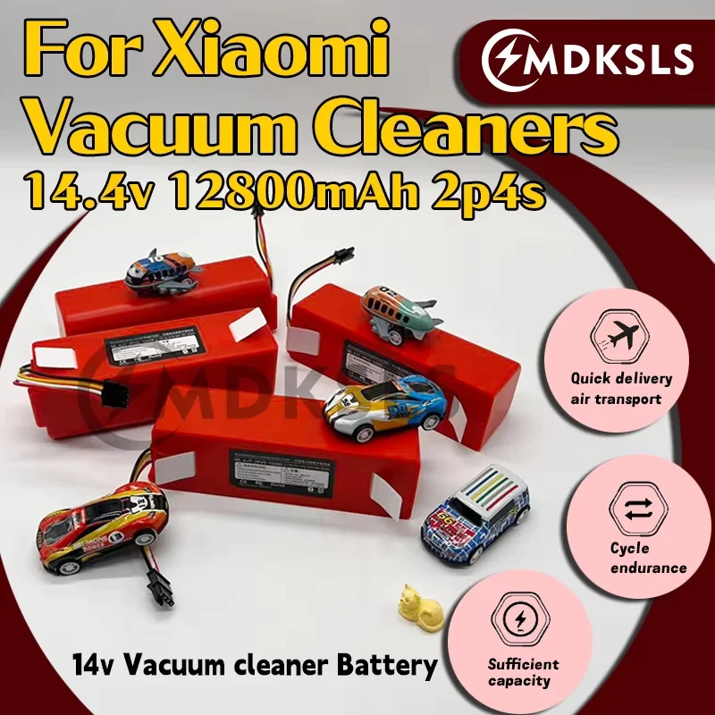 New2026 14.4V 2800mah-12800mAh Replacement Battery MDKSLS for Xiaomi Roborock S55 S60 S65 S50 S51 S5 MAX S6 Robot Vacuum Cleaner
New2026 14.4V 2800mah-12800mAh Replacement Battery MDKSLS for Xiaomi Roborock S55 S60 S65 S50 S51 S5 MAX S6 Robot Vacuum Cleaner