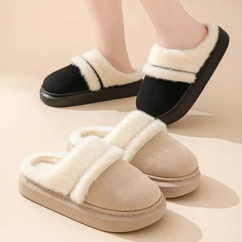 2024 New Winter Trend Concise Indoor Warm Cosy Non-slip Plush Slippers for Women Closed-toe Slides Ladies Home Cotton Shoes
2024 New Winter Trend Concise Indoor Warm Cosy Non-slip Plush Slippers for Women Closed-toe Slides Ladies Home Cotton Shoes