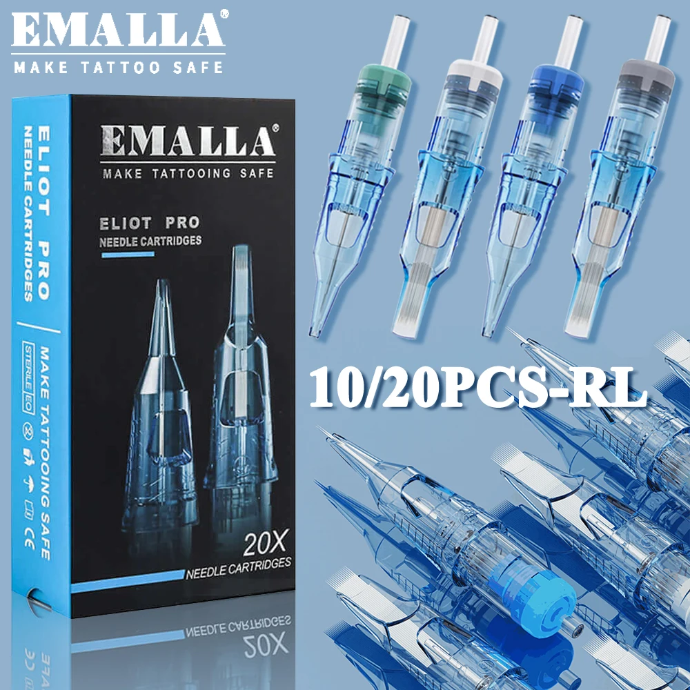 20/10PCS EMALLA Eliot Pro Tattoo Cartridge Needles Round Liner Disposable Sterilize Tattoo Needles for Cartridge Machine
20/10PCS EMALLA Eliot Pro Tattoo Cartridge Needles Round Liner Disposable Sterilize Tattoo Needles for Cartridge Machine