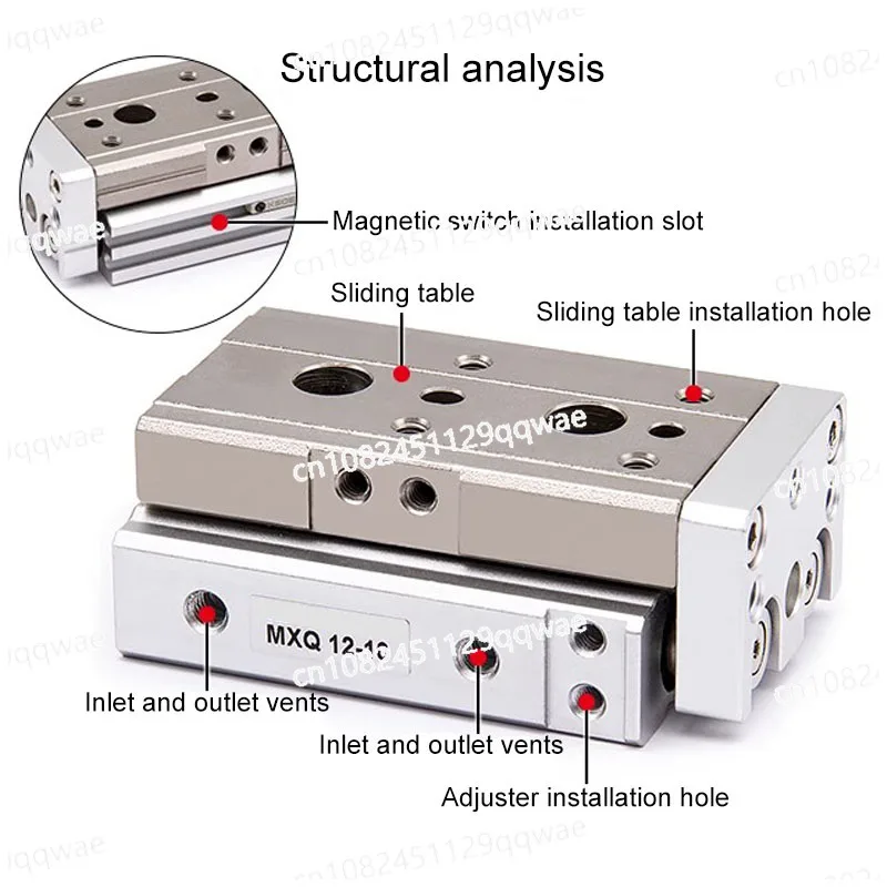 Пневматический линейный цилиндр SMC типа MXQ6-10, MXQ8-20, MXQ12-30, MXQ16-40, MXQ20-50, MXQ25-75, 100, 125 с двойным штоком и направляющими
Пневматический линейный цилиндр SMC типа MXQ6-10, MXQ8-20, MXQ12-30, MXQ16-40, MXQ20-50, MXQ25-75, 100, 125 с двойным штоком и направляющими