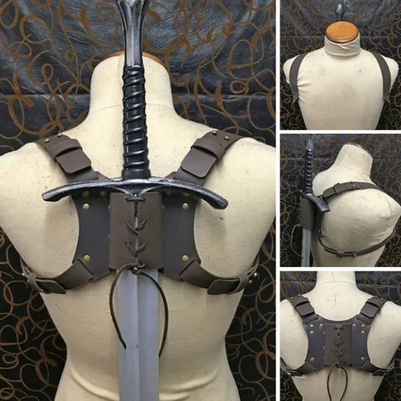 Medieval Leather Sheath Holster Cosplay Larp Costume Vintage Leather Sword Sheath Scabbard Holder for Viking Pirate Warrior
Medieval Leather Sheath Holster Cosplay Larp Costume Vintage Leather Sword Sheath Scabbard Holder for Viking Pirate Warrior