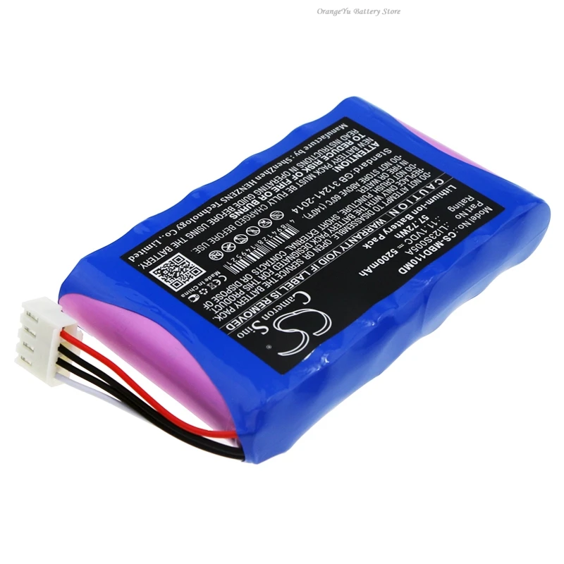 Replacement 11.1V 5200mAh/6400mAh Medical Battery LI23S005A for Mindray Umec10 Umec 10 Umec-10
Replacement 11.1V 5200mAh/6400mAh Medical Battery LI23S005A for Mindray Umec10 Umec 10 Umec-10