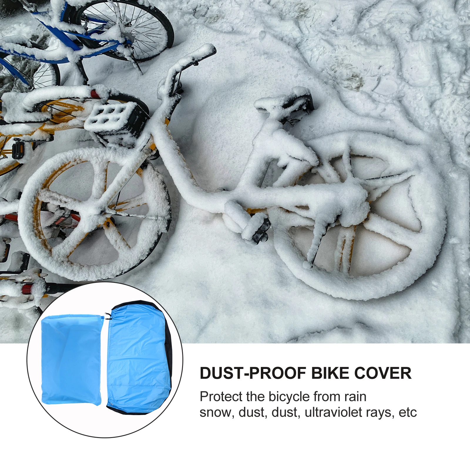 1pc Outdoor Waterproof Foldable Storage Bag For Rain Sun Bike Cover With Lock-Hole Rust Resistance Bike Shelter Cover
1pc Outdoor Waterproof Foldable Storage Bag For Rain Sun Bike Cover With Lock-Hole Rust Resistance Bike Shelter Cover