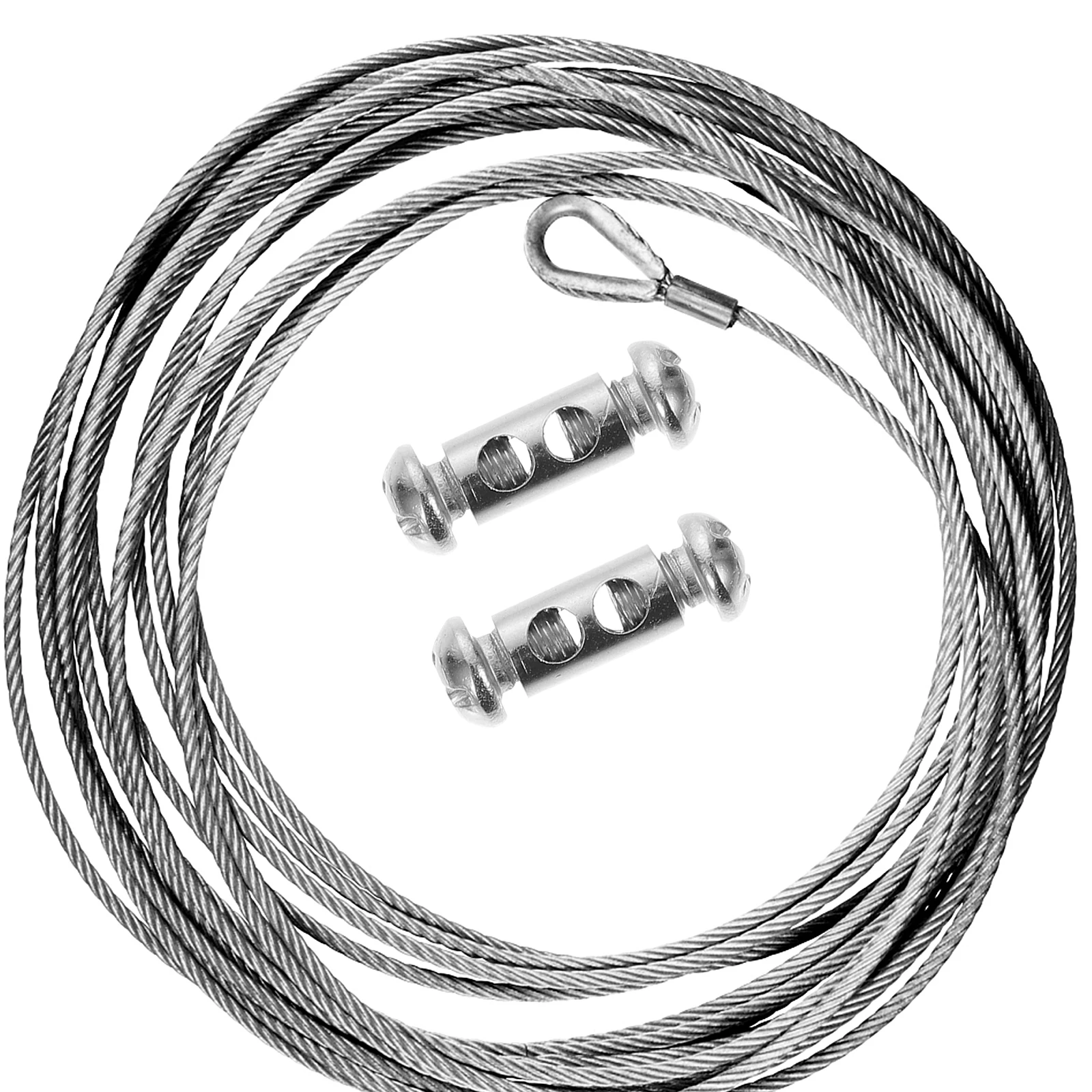 20Pcs Wire Rope Clamp Heavy Duty Double Hole Cable Clamps Stainless Steel Corrosion Resistant Easy Use Reusable Hardware
20Pcs Wire Rope Clamp Heavy Duty Double Hole Cable Clamps Stainless Steel Corrosion Resistant Easy Use Reusable Hardware