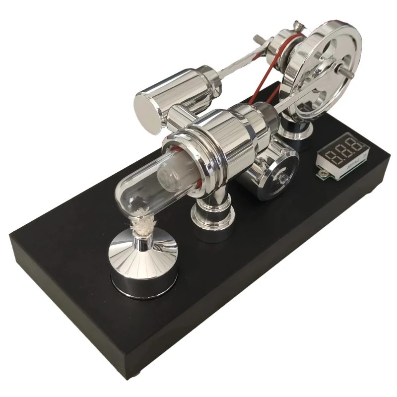 Sterling Engine Model Metal Engine Physical Experiment Power Generation Model DIY Creative Gift Toy Gift
Sterling Engine Model Metal Engine Physical Experiment Power Generation Model DIY Creative Gift Toy Gift